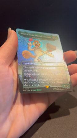 MTG *FOIL* Sandy Cheeks, Martial Astronaut- Legendary Creature- Set:SLD #1930 - Image 2