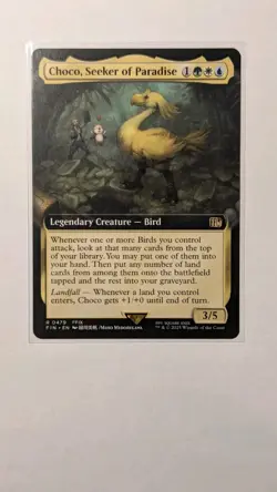 1x - Choco, Seeker of Paradise - (extended art) - Final Fantasy FIN - NM MTG - Image 1