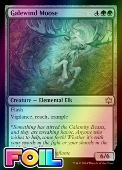 x1 Galewind Moose BLB Bloomburrow MTG 173 FOIL UNCOMMON M/NM 1x - Image 1