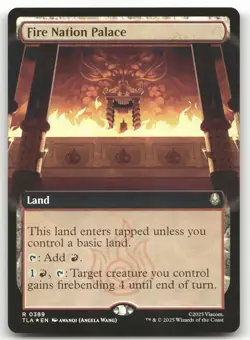 Fire Nation Palace (Extended Art) #389 (Foil) NM Avatar: The Last Airbender - Image 1
