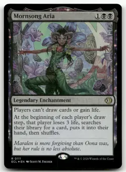 Mornsong Aria #111 (Foil) (NM) Lorwyn Eclipsed ECL Magic MTG - Image 1