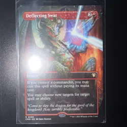 Deflecting Swat (Borderless) Commander Masters Regular - Image 1