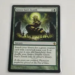 Green Sun's Zenith Mirrodin Besieged MTG Magic the Gathering 1st Edition - Image 3
