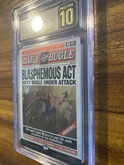 MTG✨BLASPHEMOUS ACT Full Art 🌈 FOIL✨SLD SPIDER-MAN: Daily Bugle CGC 10 PRISTINE - Image 4