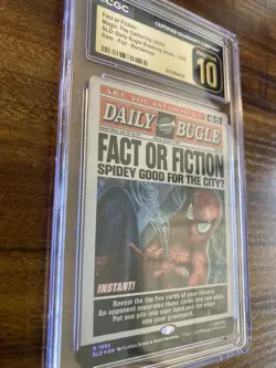 MTG✨FACT OR FICTION Full Art 🌈 FOIL✨SLD SPIDER-MAN: Daily Bugle CGC 10 PRISTINE - Image 3