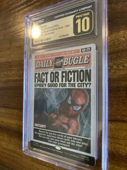 MTG✨FACT OR FICTION Full Art 🌈 FOIL✨SLD SPIDER-MAN: Daily Bugle CGC 10 PRISTINE - Image 4
