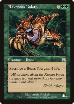 MTG Ravenous Baloth - Onslaught #278 - Image 1