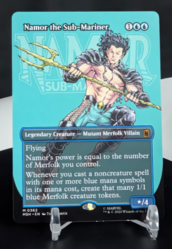 MTG Namor the Sub-Mariner SHOWCASE NON-FOIL NM Marvel Super Heroes MSH #362 Myth - Image 1