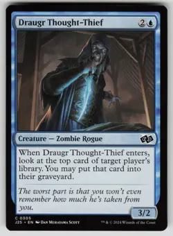 Draugr Thought-Thief Normal C Foundations Jumpstart 305 NM - Image 1