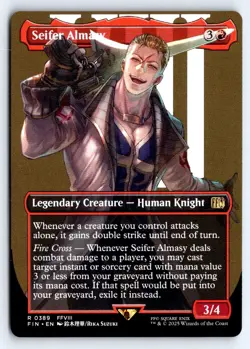 Seifer Almasy (Borderless) 389 Rare FINAL FANTASY Magic: The Gathering NM - Image 1