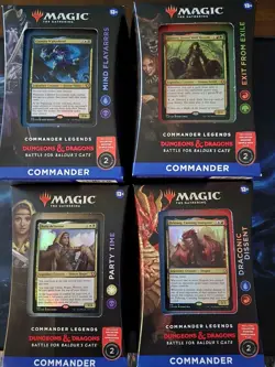 MTG Commander Legends: Battle for Baldur's Gate - Set of 4 Command Decks Sealed - Image 1