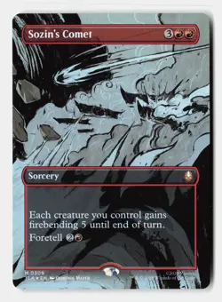 Sozin's Comet (0309) (Borderless) 309 Avatar: The Last Airbender MTG Foil NM - Image 1