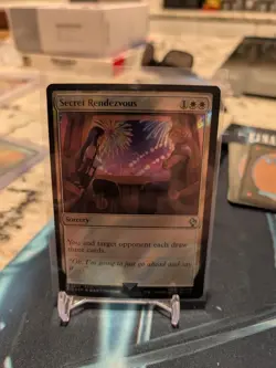 Secret Rendezvous (0253) (Surge Foil) Commander: Final Fantasy Foil NM Tifa FF7 - Image 1