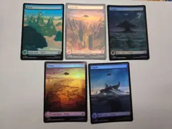 Full Art Land Set FOIL (Set of 5) - MTG Avatar: The Last Airbender TLA - NM - Image 2