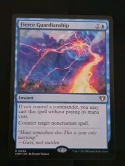 Fierce Guardianship 0094 Commander Masters Magic: The Gathering NM MTG - Image 1