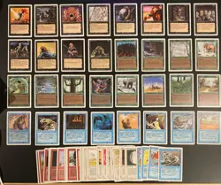 Magic: The Gathering MTG Revised Edition 60 Unique Card LOT 3rd Ed. 1994 - Image 1