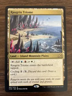 Raugrin Triome 251 Near Mint Ikoria: Lair of Behemoths Rare Magic: The Gathering - Image 1