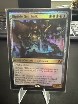 1x Riptide Gearhulk - Aetherdrift - NM - MTG - Image 1