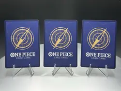 One Piece OP08 Two Legends Sasaki Jozu Electrical Luna Rare 3 Card Lot NM - Image 2