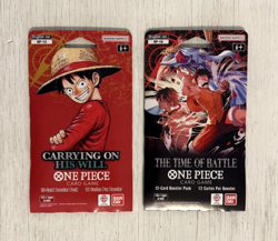 2 packs One Piece; Carrying On His Will and Time of Battle OP-13 OP-16 ENGLISH - Image 1