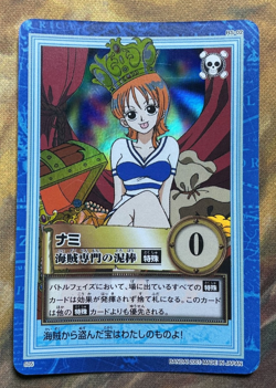 Nami S05 Holo One Piece Hyper Battle Carddass Vintage Card 2001 #3408 - Image 1