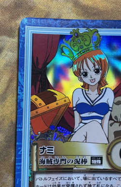 Nami S05 Holo One Piece Hyper Battle Carddass Vintage Card 2001 #3408 - Image 3