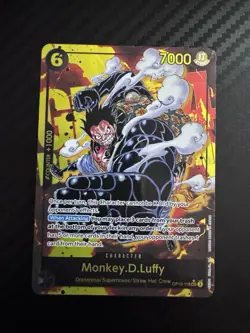CARTE ONE PIECE - SECRETE - OP10-118 MONKEY.D.LUFFY NEUF - Image 1