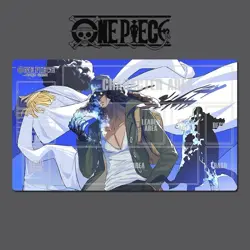 One Piece Kuzan Blue Playmat CCG OPCG TCG O-P Trading Card Game Deskmat Mousepad - Image 2