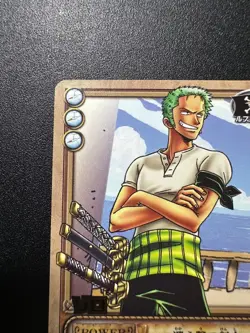 One Piece Hyper Battle Zoro Attacking Swordsman PAC07 Old Carddass Bandai 2004 - Image 2