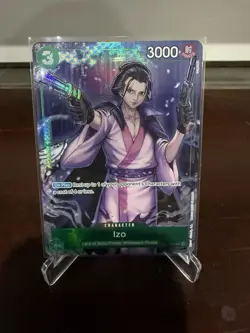 One Piece Card Game- Izo Op01-033 Alt Art Holo English Mint - Image 1
