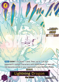 One Piece TCG - [OP15-077] - Lightning Dragon (Alternate Art) Adventure on Ka... - Image 1