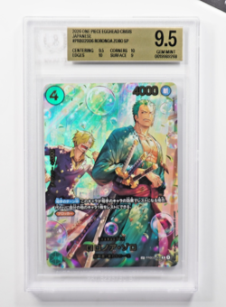 One Piece BGS 9.5 Roronoa Zoro #006 PRB02 SP Egghed Crisis 2026 Japanese - Image 1