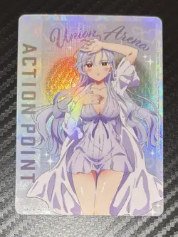 UNION ARENA CCG 100 Girlfriends ACTION POINT Foil Card UE21BT/RLY-1-AP04 ENGLISH - Image 1