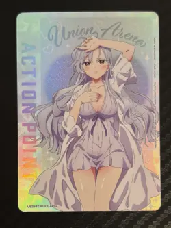 UNION ARENA CCG 100 Girlfriends ACTION POINT Foil Card UE21BT/RLY-1-AP04 ENGLISH - Image 2