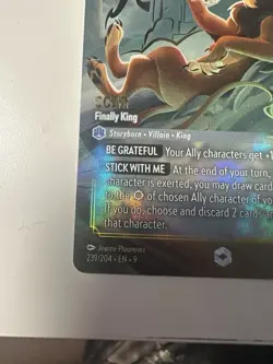 Disney Lorcana Fabled Scar Finally King 239/204 | ENCHANTED | Fabled - Image 2