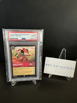 2023 DISNEY LORCANA THE FIRST CHAPTER #115 Mickey Mouse PSA 8 NM-MT LEGENDARY 🔥 - Image 1