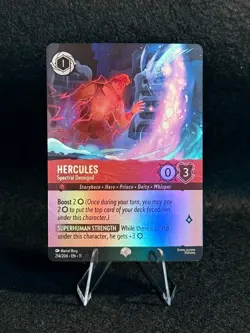 Disney Lorcana - Hercules - Spectral Demigod (Epic) 214/204- Winterspell Holo NM - Image 2