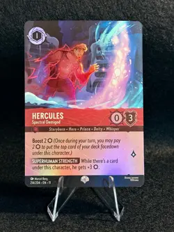 Disney Lorcana - Hercules - Spectral Demigod (Epic) 214/204- Winterspell Holo NM - Image 3
