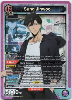 Sung Jinwoo (022) Super Rare UE17BT: SOLO LEVELING UE17BT/SLG-1-022 NM - Image 1