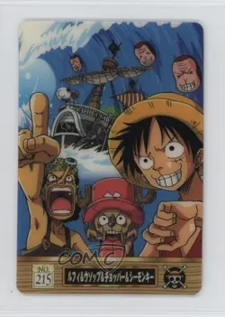 2005 Bandai One Piece Gumi Food Issue Monkey D Luffy Usopp Tony Chopper #215 - Image 1