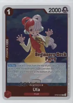 2024 One Piece Card Game: Emperors in the New World OP09 Uta #OP09-002 - Image 1