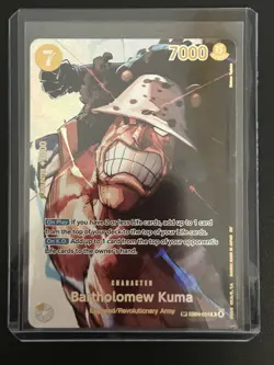 One Piece OP16 THE TIME OF BATTLE Bartholomew Kuma SP EB04-054 R English NM - Image 1