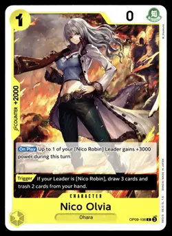 One Piece TCG - Nico Olivia - OP09-106 - Emperors in the New World - English X4 - Image 1