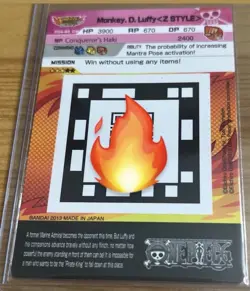 2012 CARDDASS ONE PIECE JAPANESE AR CARDDASS FORMATION 04 45 MONKEY D LUFFY Z F - Image 2