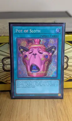 Yu-Gi-Oh! BLACK CHAOS + POT OF SLOTH - 5 card set NM - Image 2