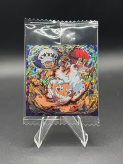 Luffy Law Kid SW13-02 SGR Wafer Sticker Sealed Japanese One Piece Near Mint - Image 1