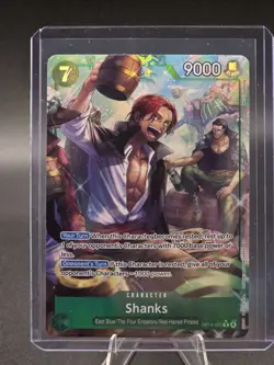2024 One Piece THE AZURE SEA'S SEVEN SHANKS R* FULL ART HOLO OP14-027🔥🔥🔥 - Image 1
