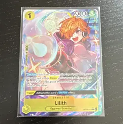 Bandai One Piece Card Game Lilith OP13-113 Rare Alt Art Foil EN Carrying On - Image 1