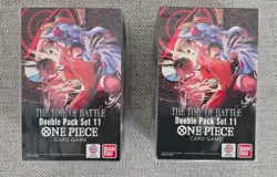 (Lot of 2) One Piece op-16 Double Pack Set Vol 11 Factory Sealed - Image 1