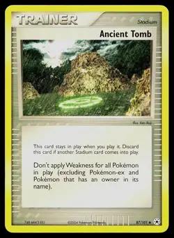 Pokemon Card Hidden Legends Ancient Tomb 87/101 Uncommon - Image 1